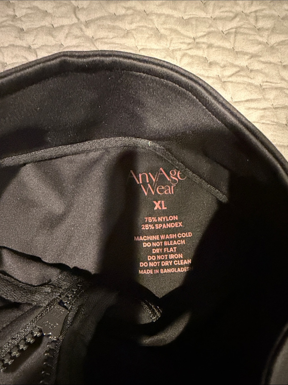 AnyAge Wear Black Long Utility Vest NWOT - Picture 7 of 7